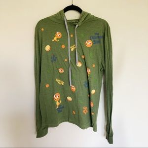 Disney Parks Orange Bird Pullover Hoodie